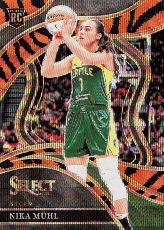 Nika Muhl 2024 Select WNBA #221 Courtside Tiger /(SSP) Rookie RAW