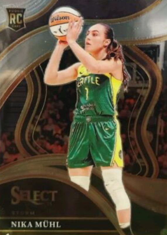 Nika Muhl 2024 Select WNBA #221 Courtside Rookie PSA 10