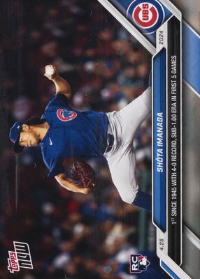 2024 Topps Now #121 Base (Print Run: 4,593)