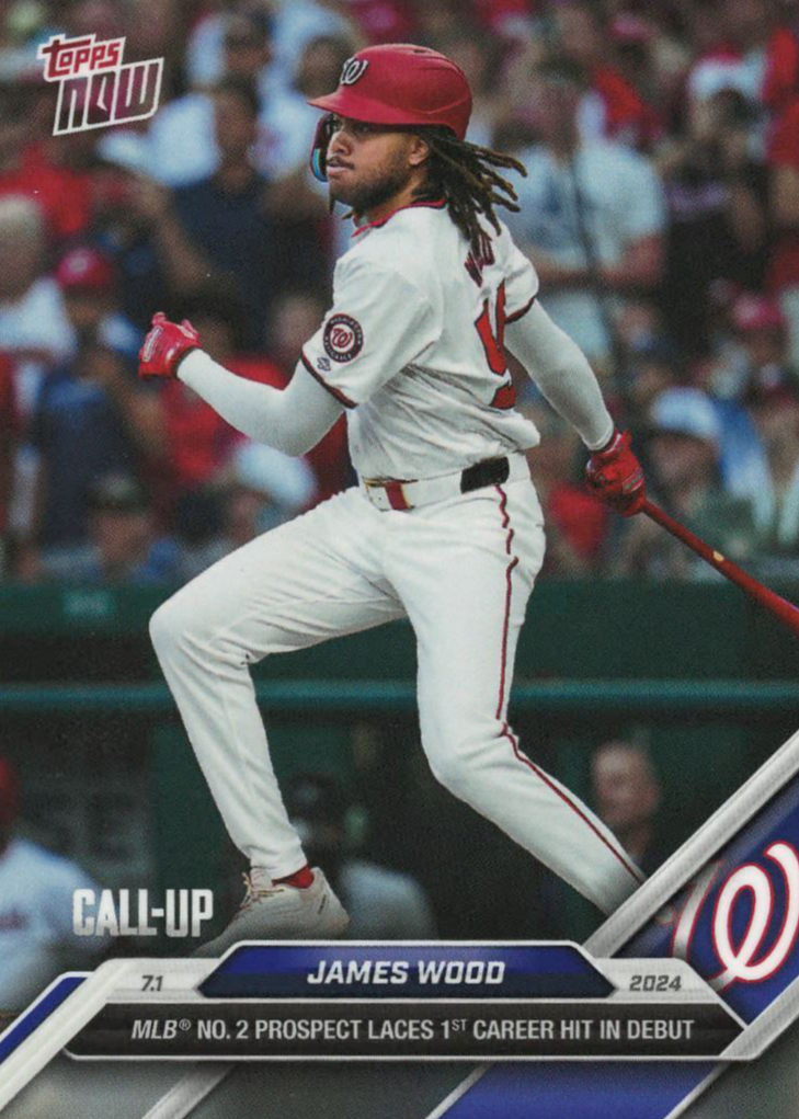 2022 Topps Pro Debut James Wood Auto #PD-132 ジェームズ・ウッド 