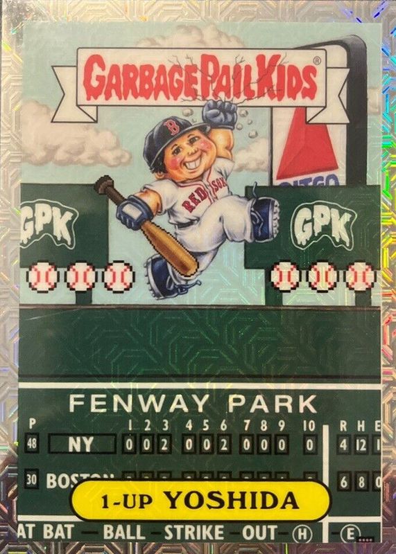 Masataka Yoshida 2024 Bowman Chrome Mega Box #BGP-23 Bowman Garbage Pail Kids RAW