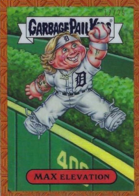 2024 Bowman Chrome Mega Box #BGP-7 Bowman Garbage Pail Kids - Orange Mojo Refractor /25