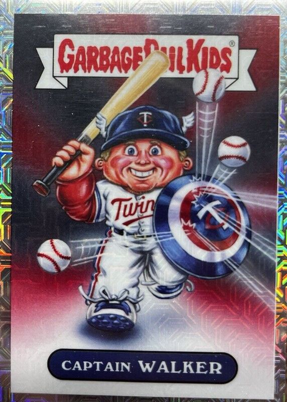 Walker Jenkins 2024 Bowman Chrome Mega Box #BGP-9 Bowman Garbage Pail Kids RAW