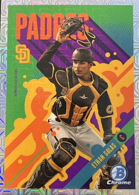 Ethan Salas 2024 Bowman Chrome Mega Box #BA-8 Bowman Ascensions RAW