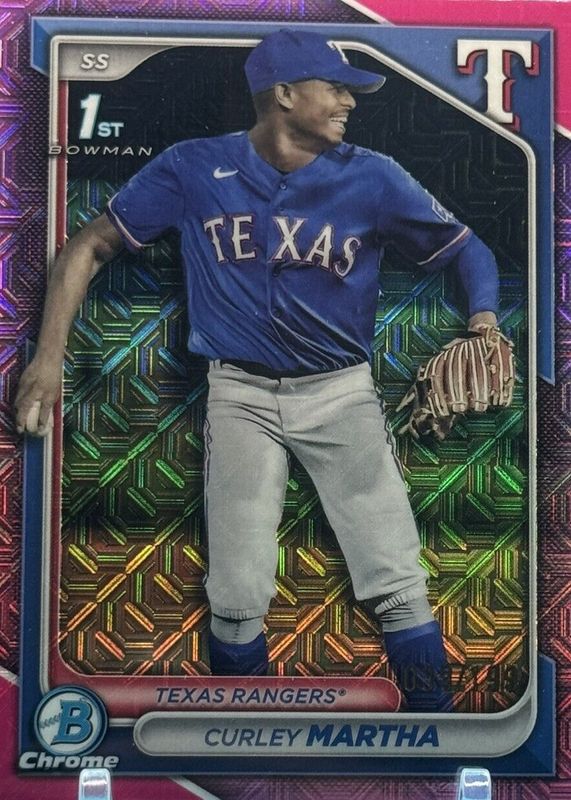 2024 Bowman Chrome Mega Box #BCP-168 Prospects - Pink Mojo Refractor /199 (1st)