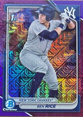 2024 Bowman Chrome Mega Box #BCP-186 Prospects - Purple Mojo Refractor /250 (1st)