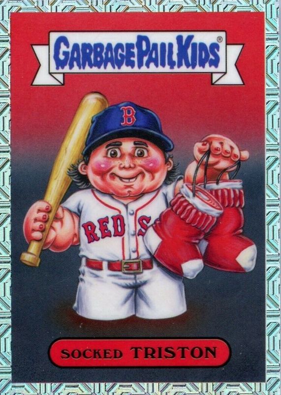 Triston Casas 2024 Bowman Chrome Mega Box #BGP-22 Bowman Garbage Pail Kids RAW