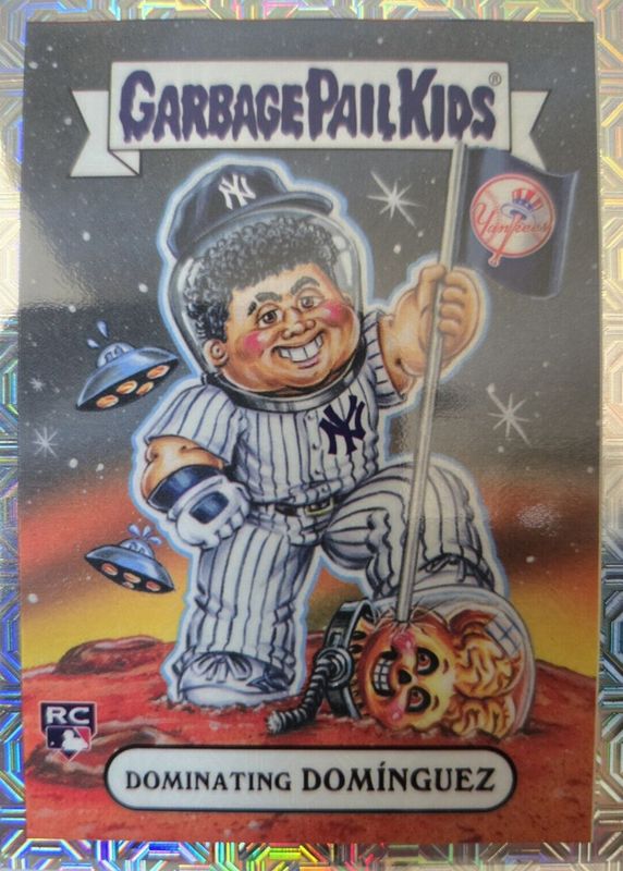 Jasson Dominguez 2024 Bowman Chrome Mega Box #BGP-11 Bowman Garbage Pail Kids Rookie RAW