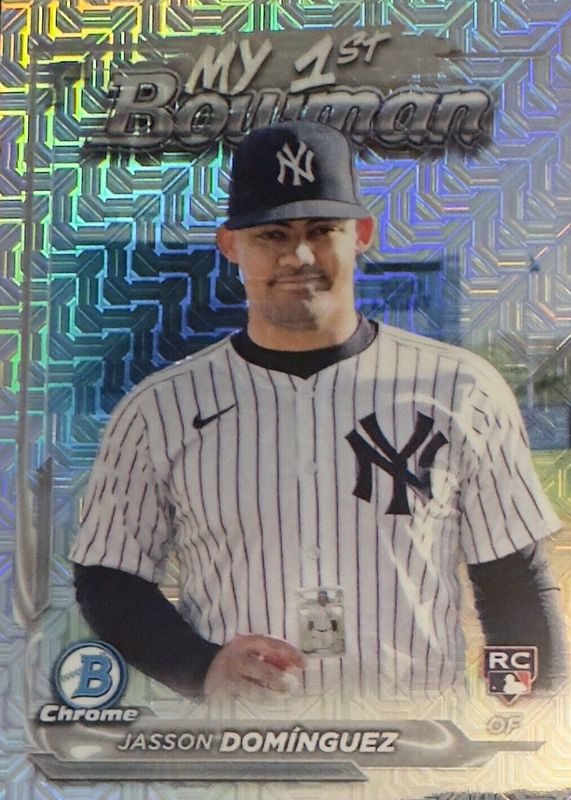 Jasson Dominguez 2024 Bowman Chrome Mega Box #M1B-32 My 1st Bowman Rookie SGC 10