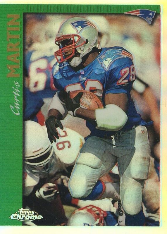 Curtis Martin 1997 Topps Chrome #134 Refractor BGS 9.5