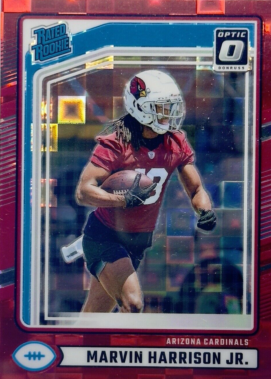 ジャバリスミスJR　PSA10 88シリアル　OPTIC CHOICE RED 2024 Panini Donruss - Rated Rookie J.J. McCarthy #303 Optic