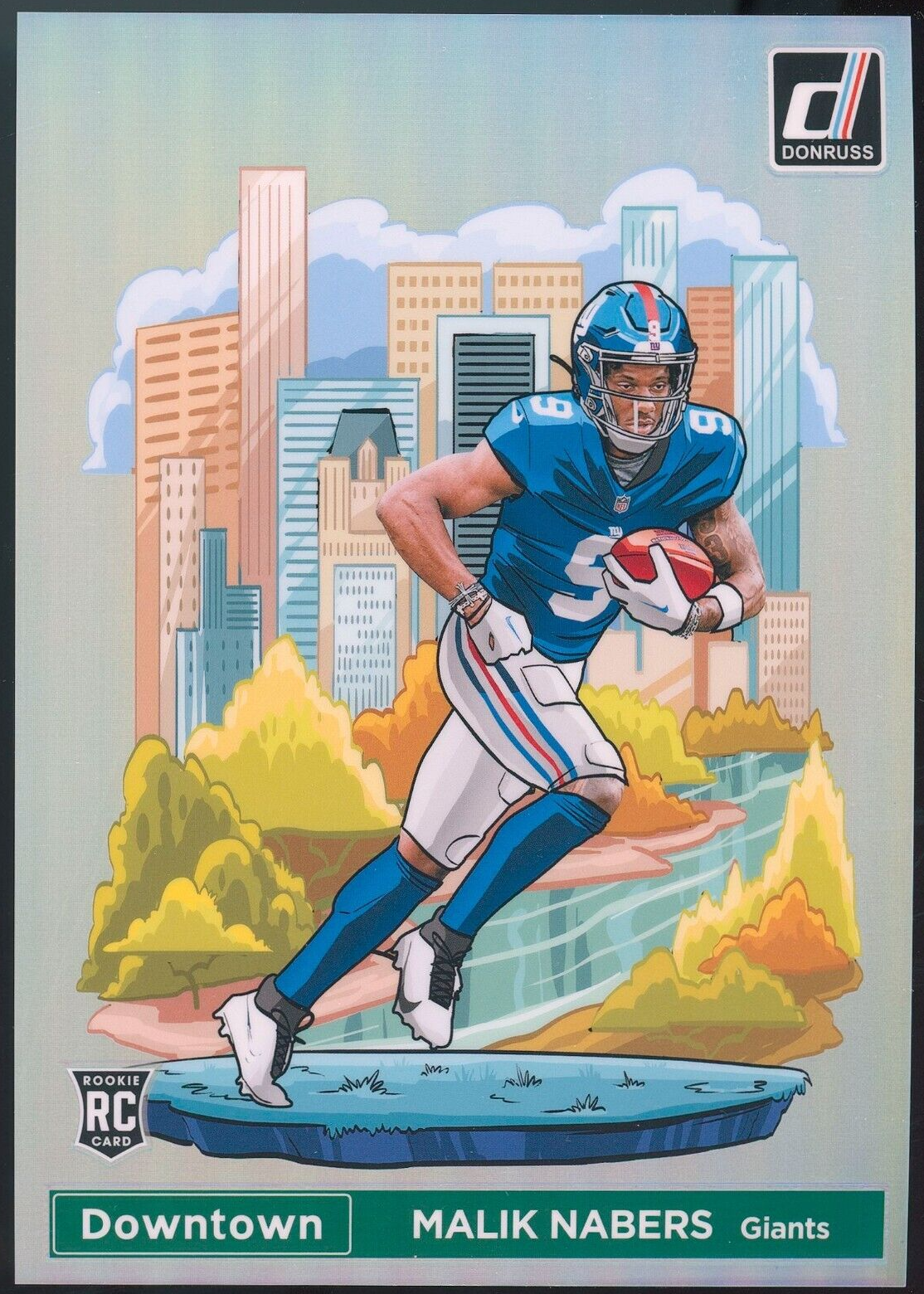 Malik Nabers 2024 Donruss #18 Oversized Downtown Price Guide