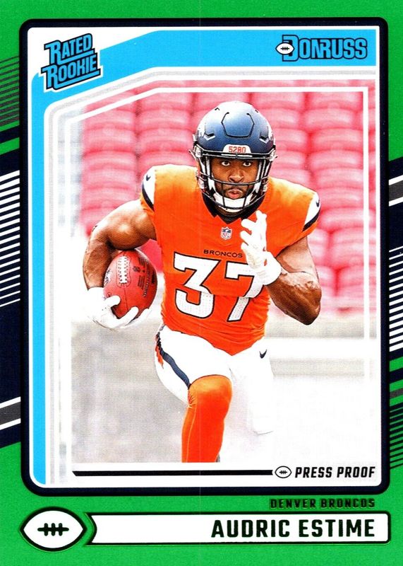 2024 Donruss #335 Press Proof Green