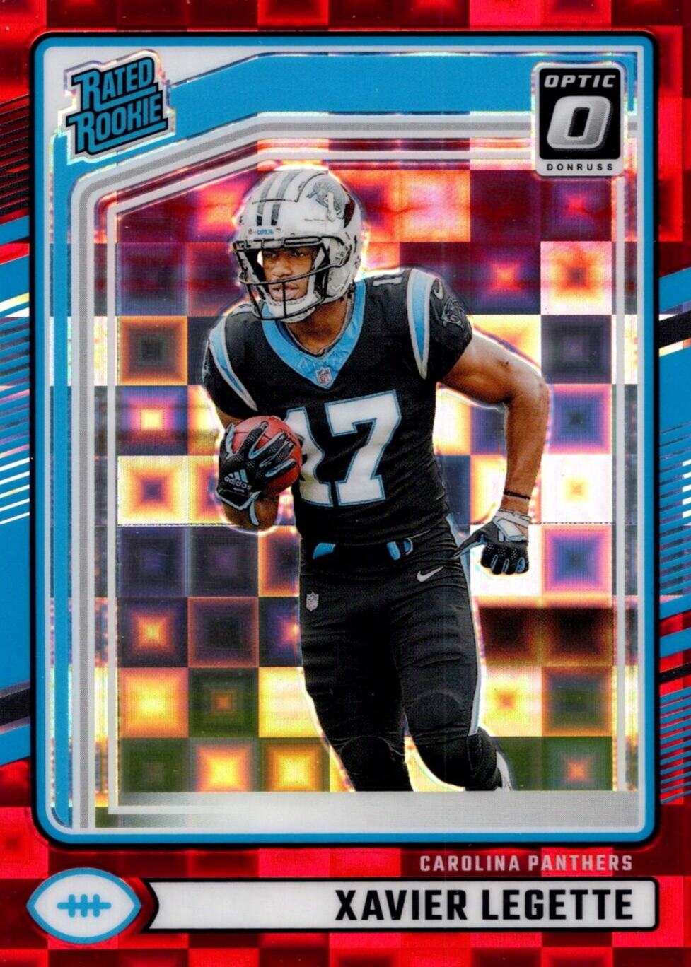 Xavier Legette 2024 Donruss #323 Optic Preview - Red Pandora Price