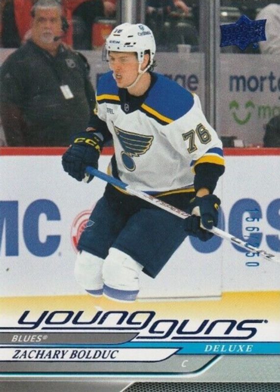 Zachary Bolduc 2024 Upper Deck #201 Young Guns - Deluxe /250 Rookie RAW