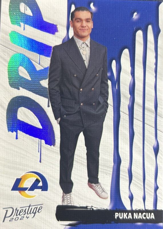 Puka Nacua 2024 Prestige #D-PNA NFL Drip /(SSP) RAW