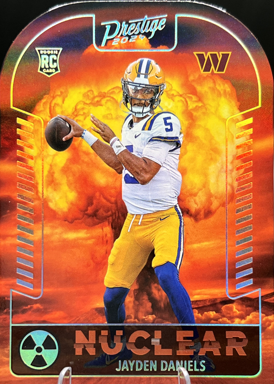 Jayden Daniels 2024 Prestige #N-JDS Nuclear /(SSP) Price Guide
