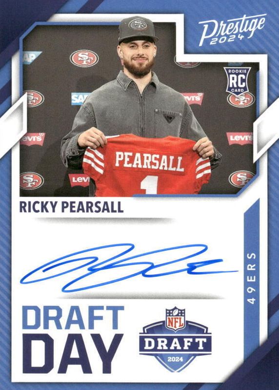 Ricky Pearsall 2024 Prestige #DDS-RPL Draft Day Signatures Rookie BGS 9