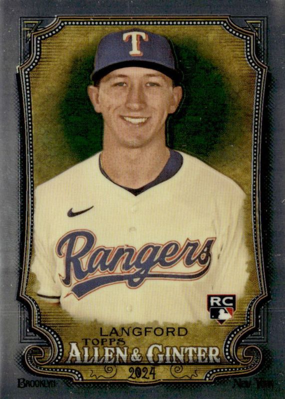 Wyatt Langford 2024 Topps Allen & Ginter #278 Chrome Rookie RAW