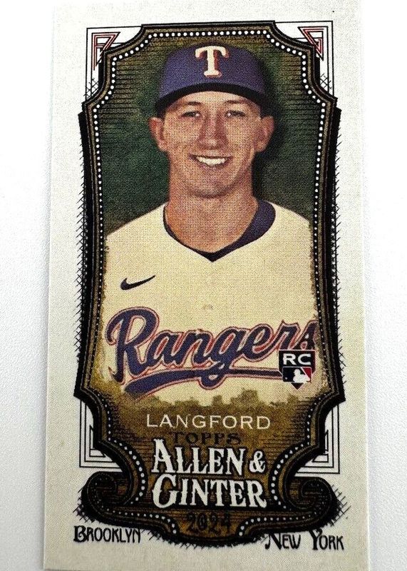 Wyatt Langford 2024 Topps Allen & Ginter #278 Mini Rookie RAW
