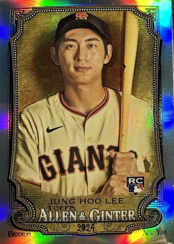 Jung Hoo Lee 2024 Topps Allen & Ginter #269 Chrome - Refractor Rookie PSA 10