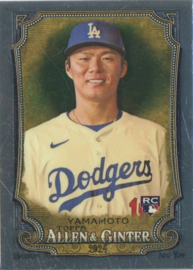 Yoshinobu Yamamoto 2024 Topps Allen & Ginter #201 Chrome Price
