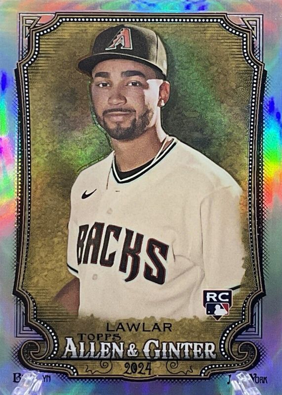 Jordan Lawlar 2024 Topps Allen & Ginter #99 Chrome - Refractor Rookie PSA 10