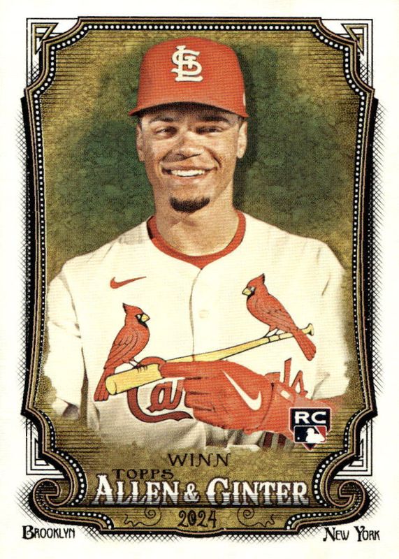 Masyn Winn 2024 Topps Allen & Ginter #24 Base Rookie RAW