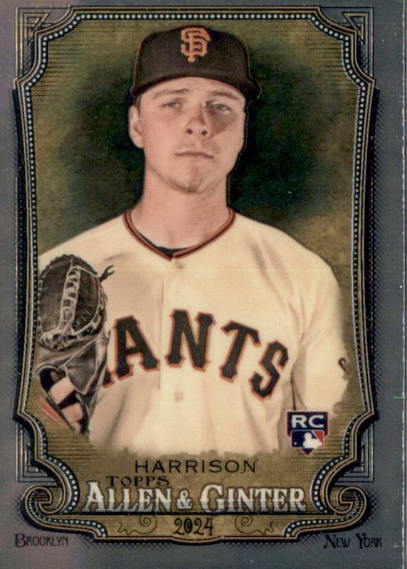 Kyle Harrison 2024 Topps Allen & Ginter #72 Chrome Rookie RAW