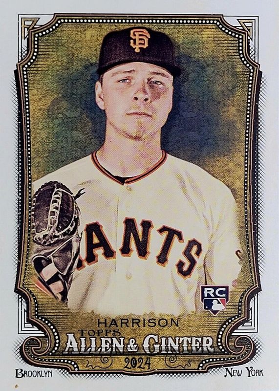 Kyle Harrison 2024 Topps Allen & Ginter #72 Base Rookie RAW