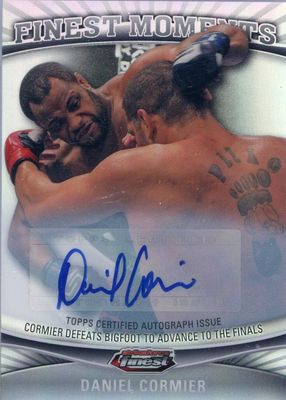 2012 Topps Finest UFC #FM-DC Finest Moments Autographs