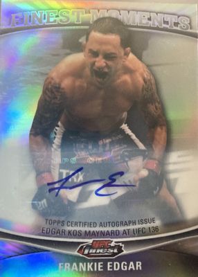 2012 Topps Finest UFC #FM-FE Finest Moments Autographs