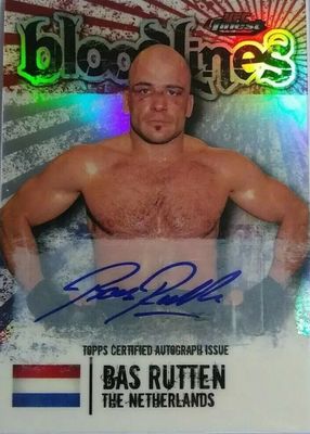 2012 Topps Finest UFC #BL-BR Bloodlines Autographs