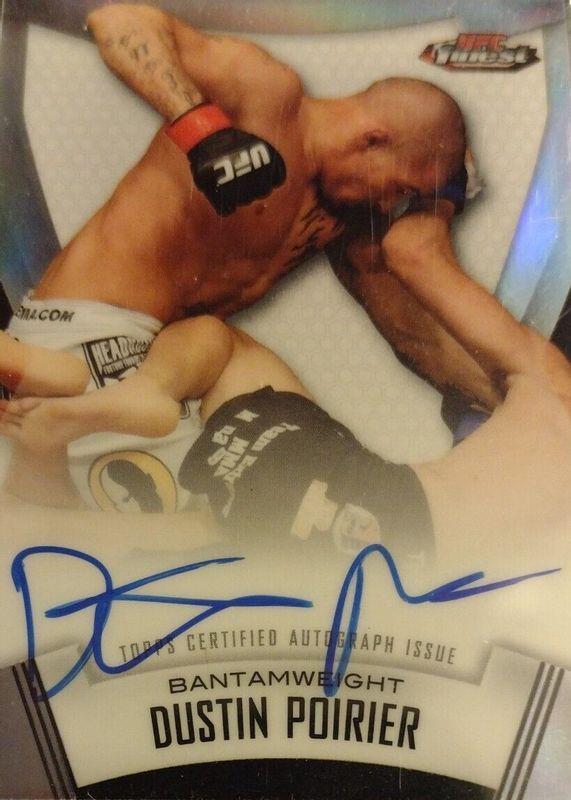 Dustin Poirier 2012 Topps Finest UFC #A-DP Autographs SGC 10