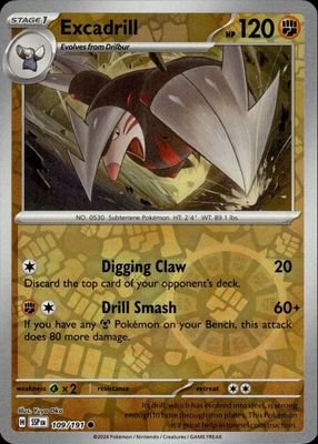 Excadrill 2019 Japanese Dream League #059/049 Character Rare