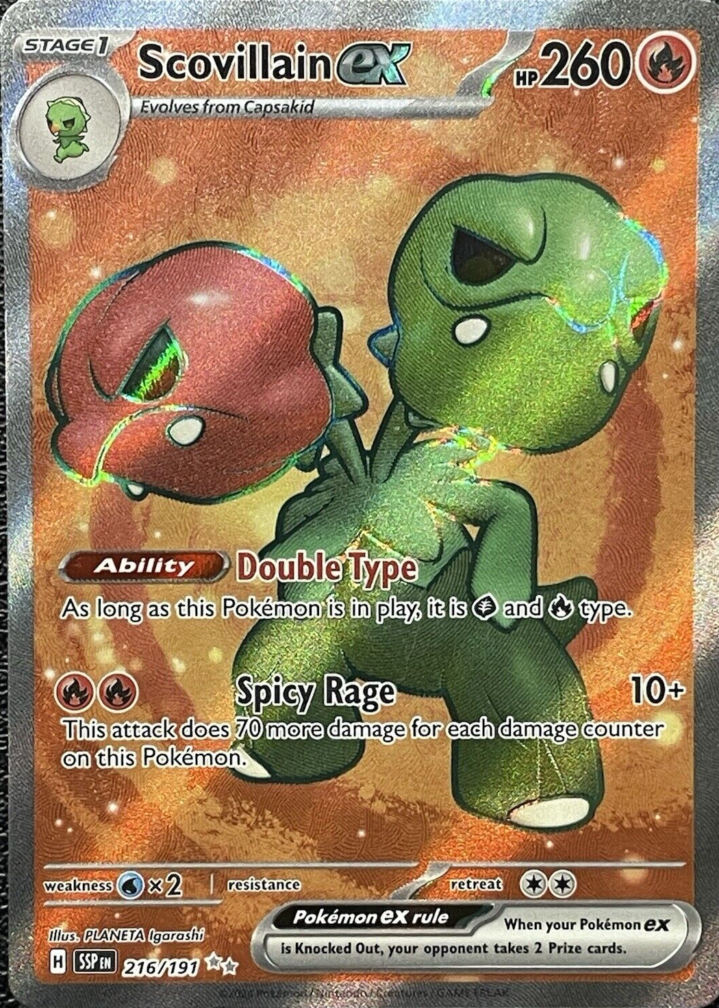 scovillain pokemon card Pokemon TCG Scarlet and Violet Scovillain # 29 Reverse Holo Uncommon —  Collectible Craze America main image 1