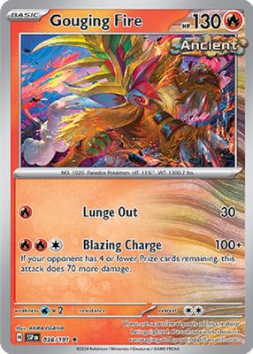 オレオページ Gouging Fire 2024 Japanese Paradise Dragona #009/064 Holo