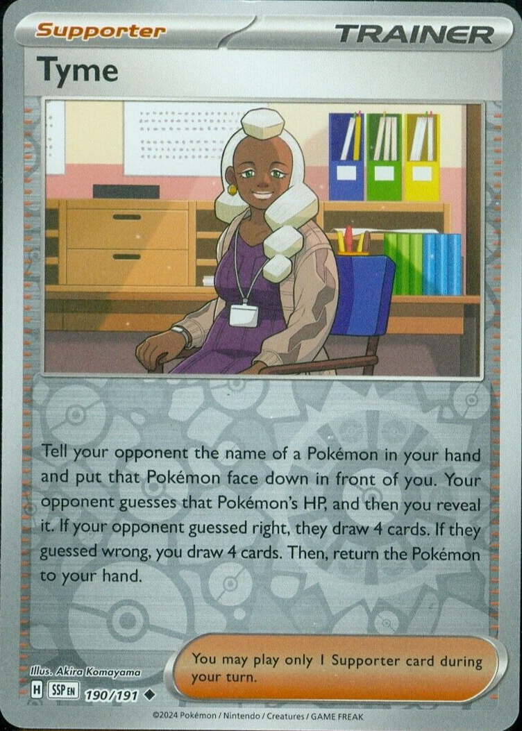 tyme pokemon card 193/187 Textured Holo Japanese Tyme 143/131 Original De Pokmon