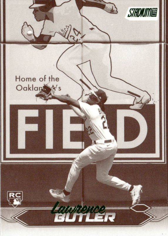 Lawrence Butler 2024 Stadium Club #265 Sepia Rookie RAW