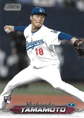 Yoshinobu Yamamoto 2024 Stadium Club #SCBA-YMA Autographs