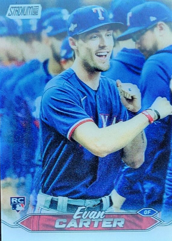 Evan Carter 2024 Stadium Club #SC3D-9 SC in 3D Rookie BGS 9