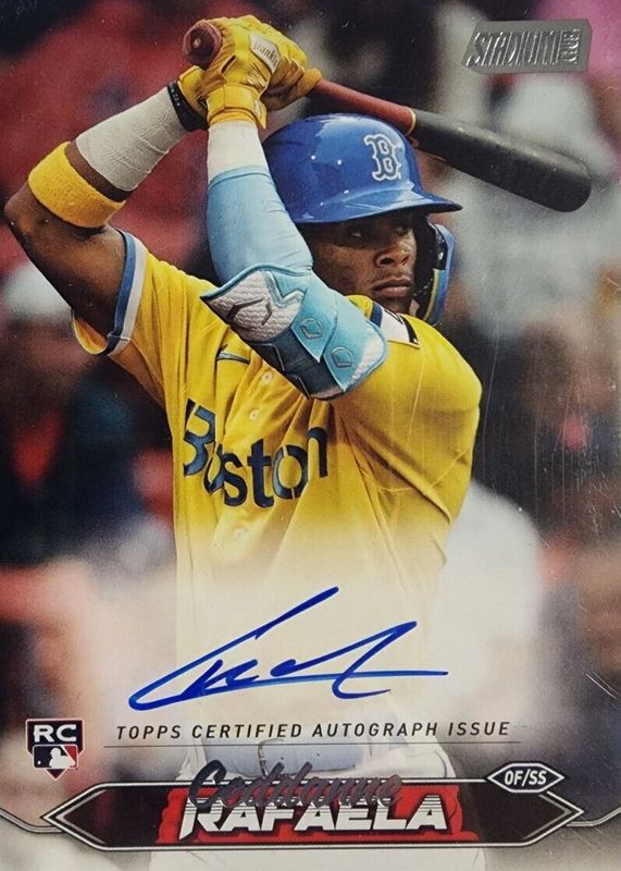 Ceddanne Rafaela 2024 Stadium Club #SCBA-CR Autographs Rookie RAW