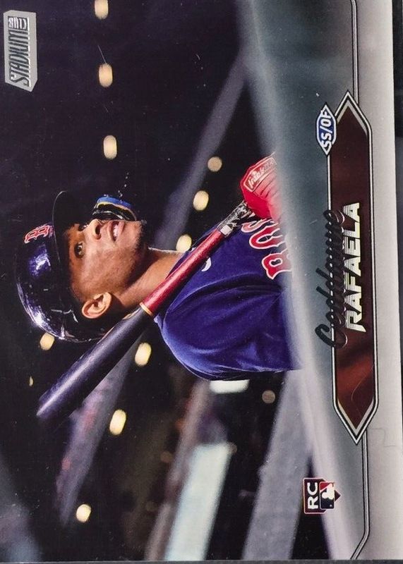 Ceddanne Rafaela 2024 Stadium Club #34 Image Variation (Bat on Shoulder) Rookie RAW
