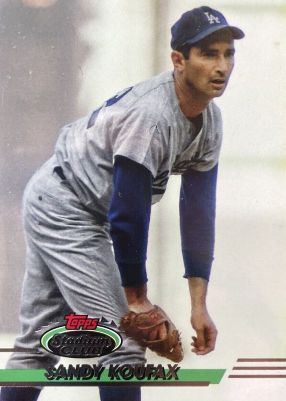 Sandy Koufax 2024 Stadium Club #255 1993 Design Variation RAW