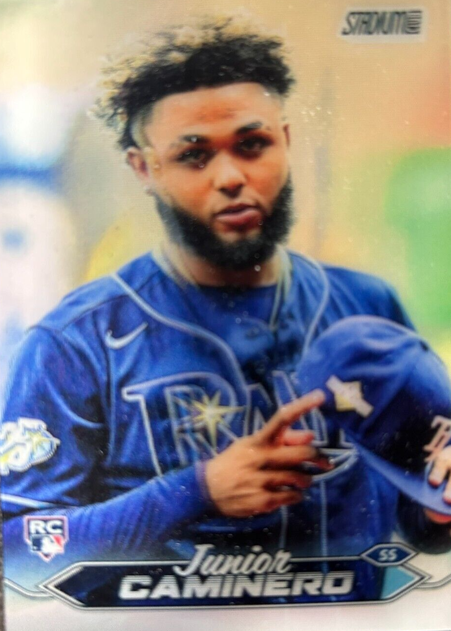 MLB - 【Topps】 Stadium Club Junior Caminero Junior Caminero 2024 Stadium Club #223 Gold Foil Price Guide