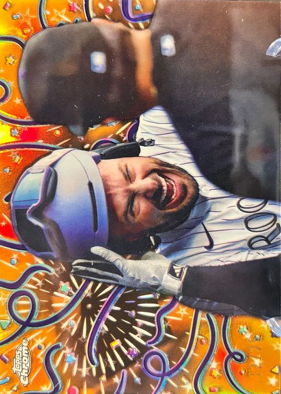 2024 Topps Chrome Update #CELE-7 Celebracion - Orange Refractor /25