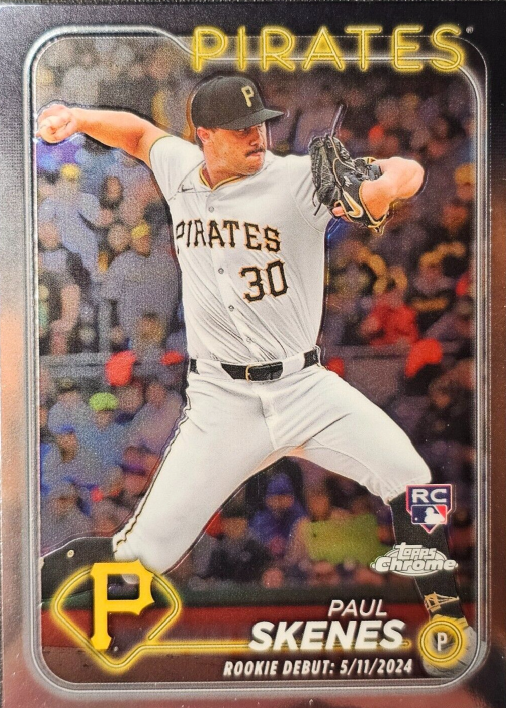 Paul Skenes 2024 Topps Chrome Update #USC27 Rookie Debut Price 
