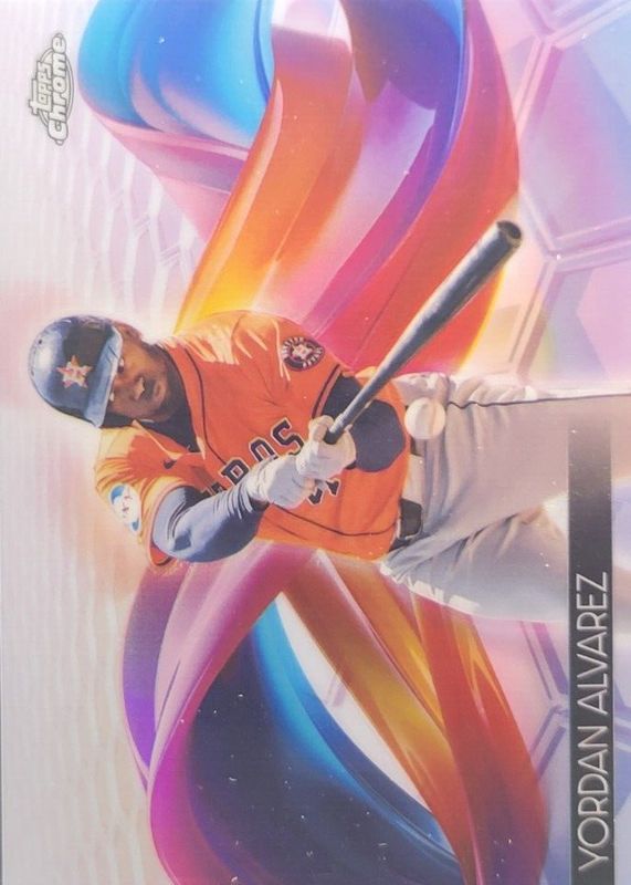 Yordan Alvarez 2024 Topps Chrome Update #HX-22 Helix /(SSP) RAW
