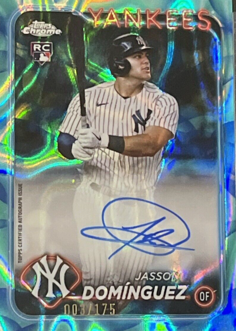 Jasson Dominguez 2024 Topps Chrome Update #RA-JDZ Autographs