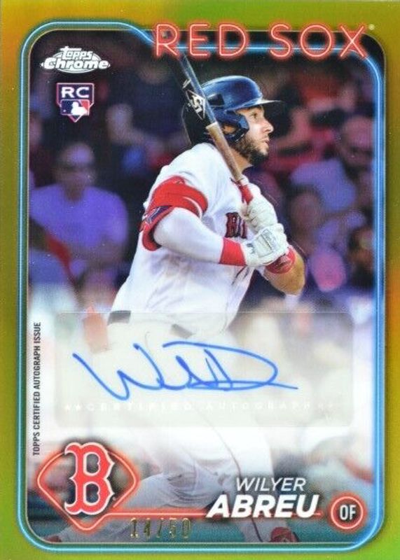 2024 Topps Chrome Update #AC-WA Autographs - Gold Refractor /50